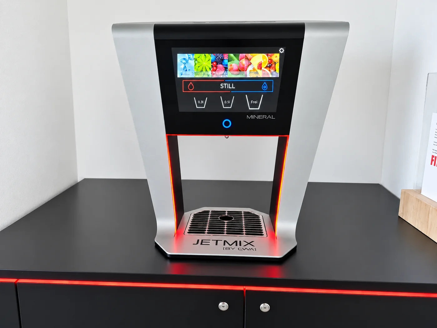 Mineraldrinks im FITNESS line Studio